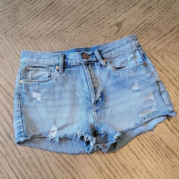 BLANKNYC blue denim jean shorts size 26 💙 - Picture 1 of 6